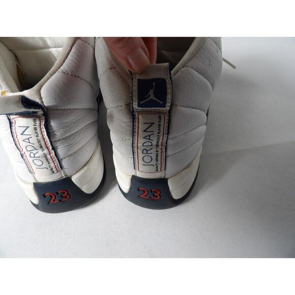 Jordan 12 Retro French Blue 2004 8.5 READ Restoration Project Condition Worn - Picture 7 of 16